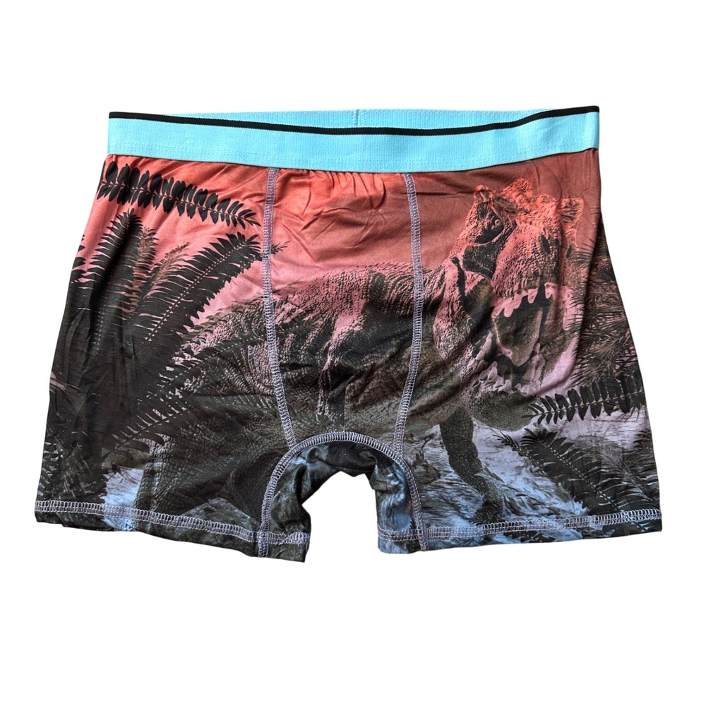 Wonder Nation Boxer Briefs Boys XL 14-16 Multicolor T-Rex Dinosaur Print Stretch